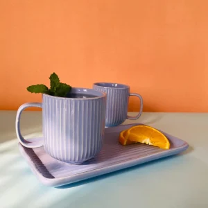 Purple Candy Kissed Cup Set Of 3