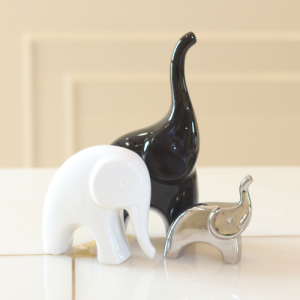 Set Of 3 Family Elephant